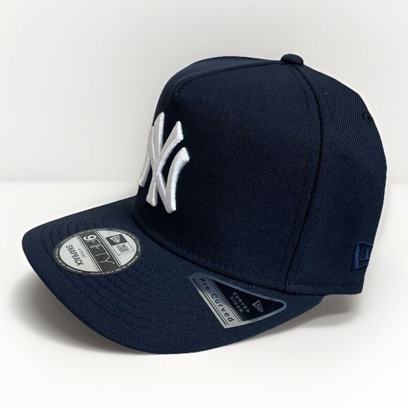 New Era NY Yankees 75th World Series 9Fifty A-Frame Men Snapback Navy Blue White - Picture 6 of 8